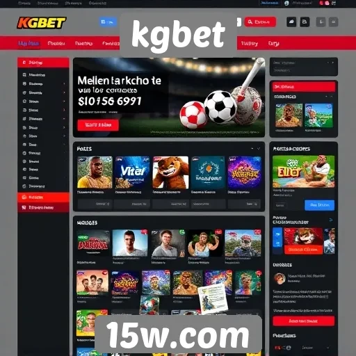 Acessibilidade e interface do site de jogos kgbet